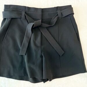 White House Black Market High Waist Black Shorts